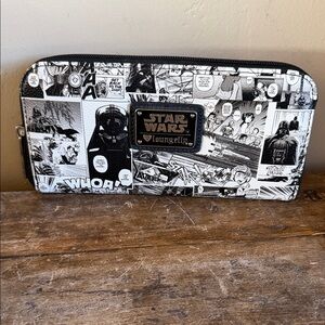 Loungefly Star Wars Black and White Comic Wallet